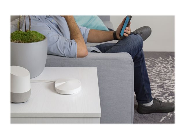 TP-Link DECO M5 - Wi-Fi system (router) - up to 4,500 sq.ft - mesh - GigE - 802.11a/b/g/n/ac, Bluetooth 4.2 - Dual Band
