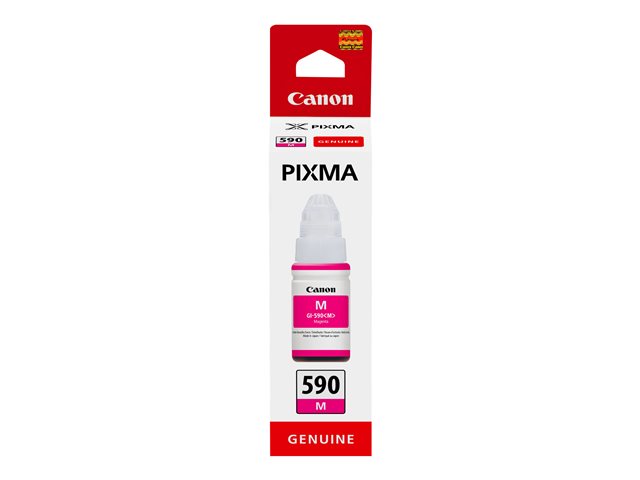 Canon GI 590 M - 70 ml - magenta - original - ink refill - for PIXMA G1500, G1501, G1510, G2500, G2501, G2510, G3500, G3501, G3510, G4410, G4500, G4511