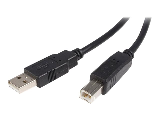 StarTech.com 0.5m USB 2.0 A to B Cable M/M - USB cable - USB (M) to USB Type B (M) - USB 2.0 - 50 cm - black