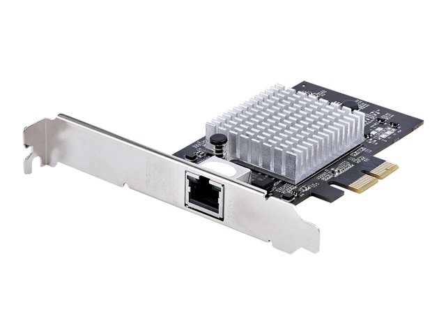 StarTech.com 1-Port 10Gbps PCIe Network Adapter Card, Network Card for PC/Server, Low Profile PCIe Ethernet Card w/Jumbo Frame Support, NIC/LAN Interface Card - Marvell AQC113CS Chipset, PXE Boot (ST10GSPEXNB2) - Network adapter - PCIe 3.0 x2 - 10 Gi