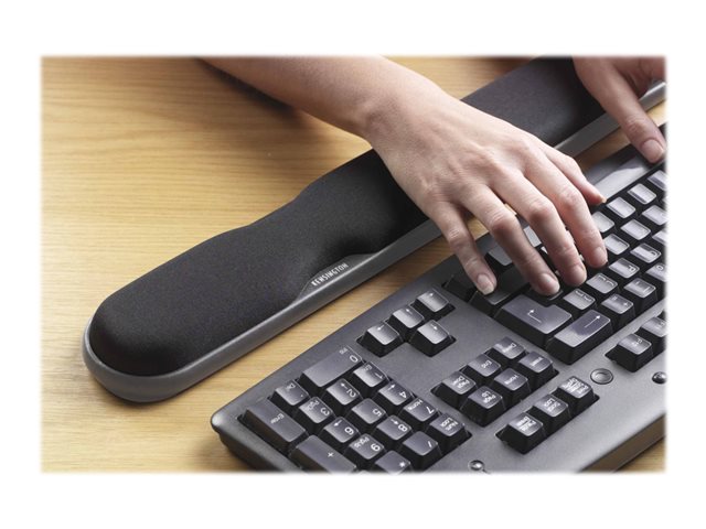 Height Adjustable Gel Keyboard Wrist Rest - Black