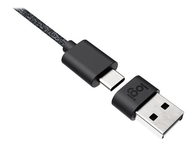 Logitech Zone Wired MSFT Teams - Headset - on-ear - wired - USB-C - graphite - Certified for Microsoft Teams