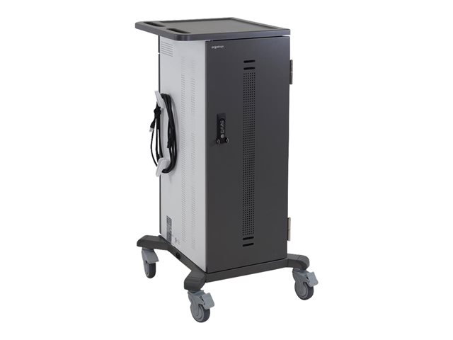 Ergotron YES35 - Cart (charge only) - for 35 mobile devices - lockable - grey, white - screen size: up to 10\"