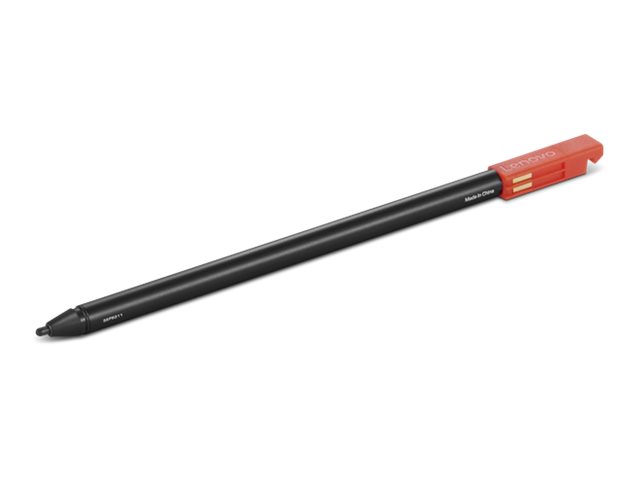 Lenovo Integrated Pen - Active stylus - black - brown box - CRU - for 300e Yoga Chromebook Gen 4 82W2, 82W3, 500e Yoga Chromebook Gen 4 82W4