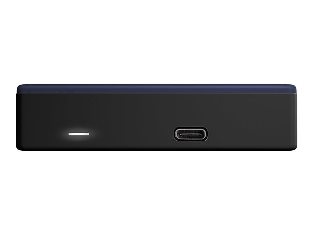 WD My Passport Ultra WDBFTM0040BBL - Hard drive - encrypted - 4 TB - external (portable) - USB 3.0 (USB-C connector) - 256-bit AES - blue
