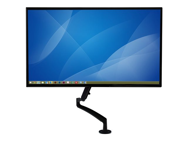 StarTech.com Desk Clamp Monitor Mount - Adjustable - Supports Monitors 12\" to 34\" - Full Motion Slim VESA Mount Monitor Arm - Desk & Grommet Clamp -Black (ARMSLIM) - Mounting kit - adjustable arm - for LCD display - plastic, steel - black - screen size: 12\"-34\" - desk-mountable - for P/N: ARMSTS, ARMSTSLG, STSCART