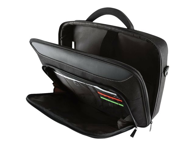 Targus Classic+ Clamshell - Notebook carrying case - 15\" - 15.6\" - black, red