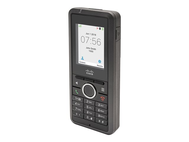 Cisco IP DECT Phone 6825 - Cordless extension handset - with Bluetooth interface - DECT - SIP - 2 lines - with Cisco IPDECT 210 Multi-Cell Basestation