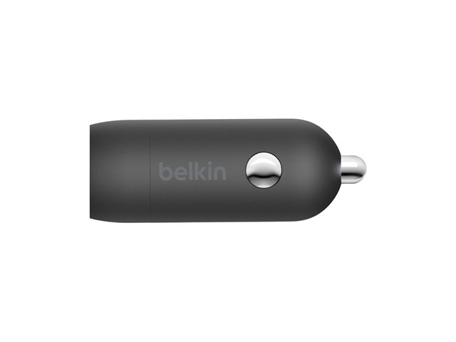 30W USB PD CAR CHARGER WITH PPS W/PVC,C-C, 1M BLK