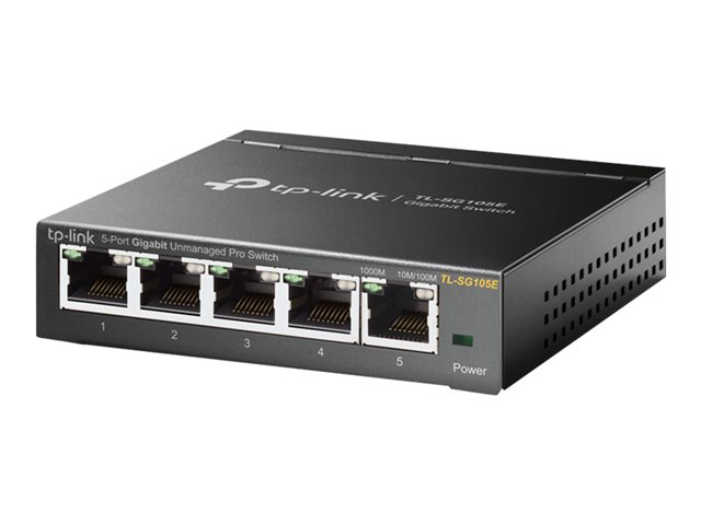 TP-Link Easy Smart TL-SG105E - Switch - 5 x 10/100/1000 - desktop