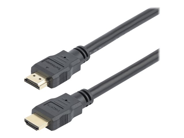 StarTech.com 6ft (2m) HDMI Cable, 4K High Speed HDMI Cable with Ethernet, UHD 4K 30Hz Video, HDMI 1.4 Cable, Ultra HD HDMI Monitors, Projectors, TVs & Displays, Black HDMI Cord - 6ft HDMI Cable (Male/Male) - HDMI cable - HDMI male to HDMI male - 1.8