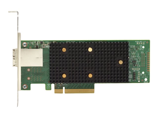 Lenovo ThinkSystem 430-8e - Storage controller - 8 Channel - SATA / SAS 12Gb/s - low profile - PCIe 3.0 x8 - for ThinkSystem SR250, SR645, SR650 V2, SR665, SR670 V2, SR850 V2, ST250, ST50, ST650 V2