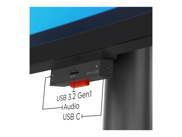 Lenovo ThinkVision P40w-20 - LED monitor - curved - 40\" (39.7\" viewable) - 5120 x 2160 WUHD @ 75 Hz - IPS - 300 cd/m² - 1000:1 - 4 ms - 2xThunderbolt 4, DisplayPort, HDMI - raven black - Campus