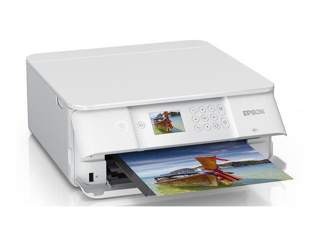 Epson Expression Premium XP-6105 - Multifunction printer - colour - ink-jet - A4/Legal (media) - up to 15.8 ppm (printing) - 100 sheets - USB, USB host, Wi-Fi - white