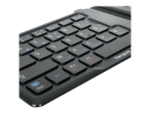 Targus - Keyboard - antimicrobial - wireless - Bluetooth 5.1 - AZERTY - French - black - B2B