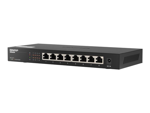 QNAP QSW-1108-8T - Switch - unmanaged - 8 x 10/100/1000/2.5G - desktop