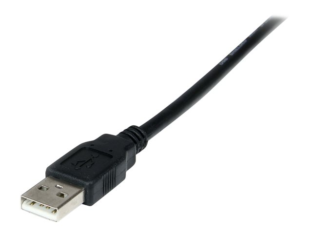 StarTech.com USB to Serial RS232 Adapter - DB9 Serial DCE Adapter Cable with FTDI - Null Modem - USB 1.1 / 2.0 - Bus-Powered (ICUSB232FTN) - Serial adapter - USB 2.0 - RS-232 - black