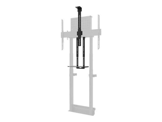 Neomounts AFL-875BL1 - Mounting kit (shelf, camera shelf, camera adapter shelf) - for camera / mediabox - steel - black - cart mountable - for Neomounts FL55-875BL1, WL55-875BL1