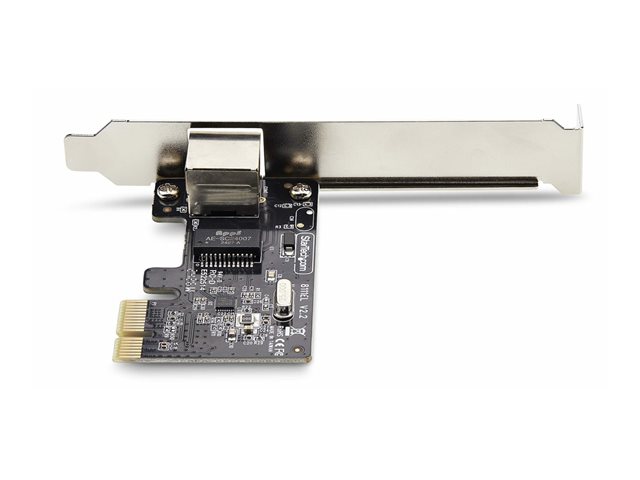 StarTech.com 1-Port Gigabit PCIe Network Adapter Card, TAA Compliant - Network adapter - PCIe low profile - Gigabit Ethernet x 1 - black - TAA Compliant
