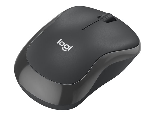 Logitech M240 for Business - Mouse - right and left-handed - optical - 3 buttons - wireless - Bluetooth - Logitech Logi Bolt USB receiver - graphite