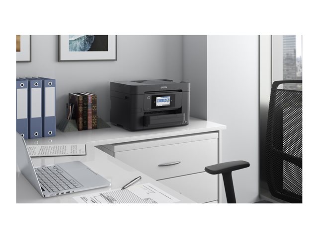Epson WorkForce Pro WF-4820DWF - Multifunction printer - colour - ink-jet - A4 (210 x 297 mm) (original) - A4/Legal (media) - up to 25 ppm (printing) - 250 sheets - 33.6 Kbps - USB 2.0, LAN, Wi-Fi(n), USB host
