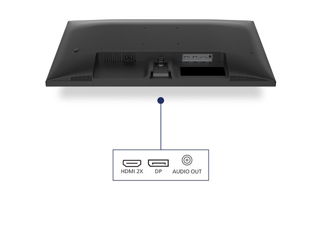 Philips 27E1N1800A - 1000 Series - LED monitor - 27\" - 3840 x 2160 4K @ 60 Hz - IPS - 350 cd/m² - 1000:1 - HDR10 - 4 ms - 2xHDMI, DisplayPort - speakers - black