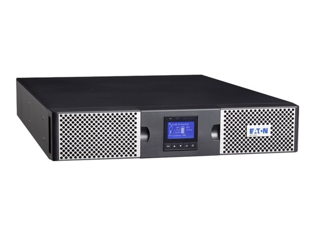 Eaton 9PX Lithium-ion - Netpack - UPS (rack-mountable / external) - AC 200/208/220/230/240 V - 2400 Watt - 3000 VA - 1-phase - RS-232, USB, Ethernet 10/100/1000 - output connectors: 10 - 2U - 19\" - black, silver