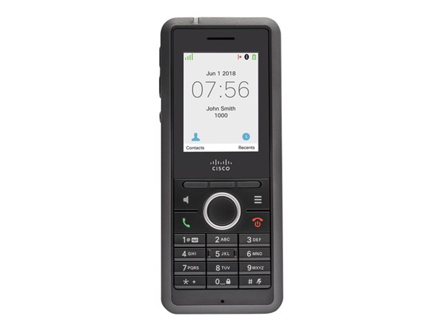 Cisco IP DECT Phone 6825 - Cordless extension handset - with Bluetooth interface - DECT - SIP - 2 lines - with Cisco IPDECT 210 Multi-Cell Basestation