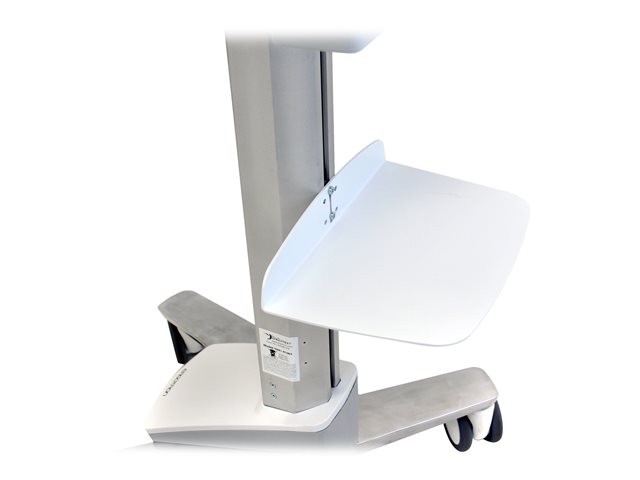 Ergotron Utility Shelf - Mounting component (fasteners, cart shelf) - for printer - white - for Neo-Flex ESD WorkSpace, TeachWell LCD Mobile Digital Platform, Mobile Digital Platform
