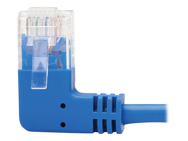 Left-Angle Cat6 Gigabit Molded Slim UTP