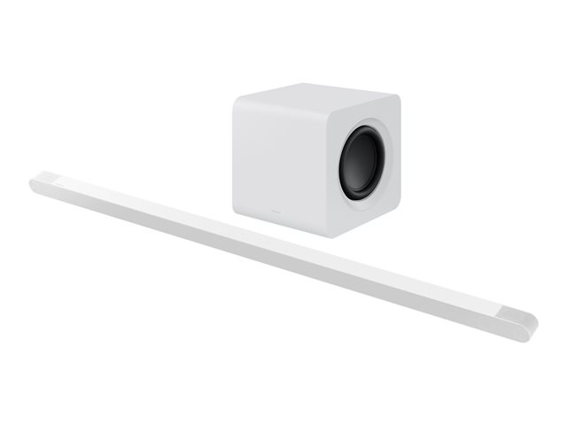 Samsung HW-S801B - Q Series - sound bar system - 3.1.2-channel - wireless - Bluetooth, Wi-Fi - App-controlled - 330 Watt (Total) - white