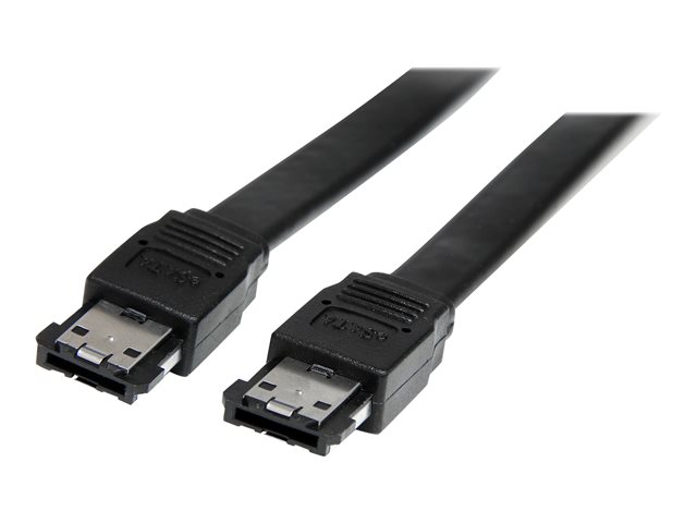 StarTech.com 6 ft Shielded External eSATA Cable M/M - 6ft External SATA Cable - 6ft eSATA Cable (ESATA6) - eSATA cable - Serial ATA 150 - eSATA (M) to eSATA (M) - 1.8 m - black - for P/N: S351BMU33ET, S351BMU33ETG, SATDOCK5U3ER, SDOCKU313E, SDOCKU33EBV, SDOCKU33EF