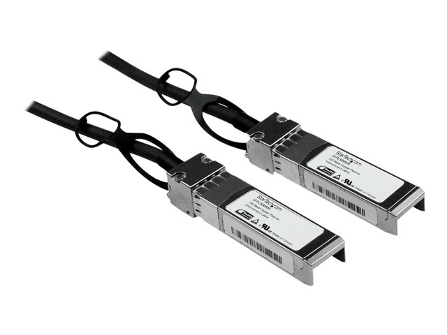 StarTech.com Cisco SFP-H10GB-CU5M Compatible 5m 10G SFP+ to SFP+ Direct Attach Cable Twinax, 10GbE SFP+ Copper DAC 10Gbps Low Power Passive Mini GBIC/Transceiver Module DAC, 10G SFP+ Cable - Lifetime Warranty (SFPCMM5M) - Direct attach cable - SFP+ to SFP+ - 5 m - twinaxial - for P/N: PEX10000SFPI, PEX10GSFP4I, PEX20000SFPI