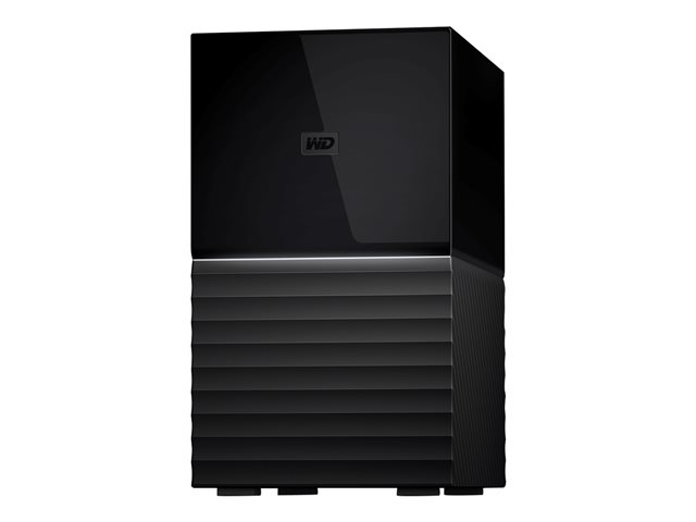 WD My Book Duo WDBFBE0160JBK - Hard drive array - 16 TB - 2 bays - HDD 8 TB x 2 - USB 3.1 (external)