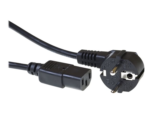 POWERCORD CEE7/7 - C13 BK 0.25. 1 stk