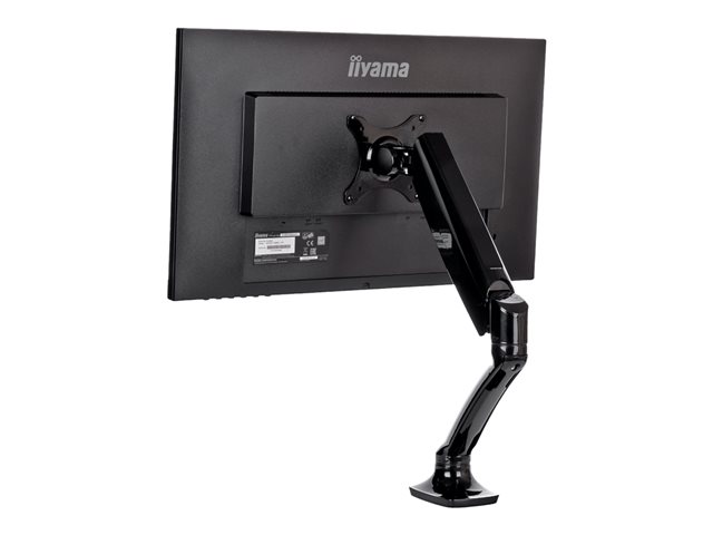 Iiyama DS3001C-B1 - Mounting kit - adjustable arm - for Monitor - black - screen size: 10\"-27\" - desk-mountable - for ProLite E2783QSU-B1, XU2495WSU-B1