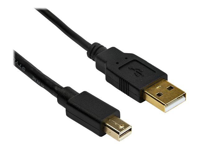 StarTech.com Mini DisplayPort to Dual-Link DVI Adapter - USB Powered - Dual Link Connectivity - Black - DVI Active Display Converter (MDP2DVID2) - Video converter - Mini DisplayPort - DVI - black
