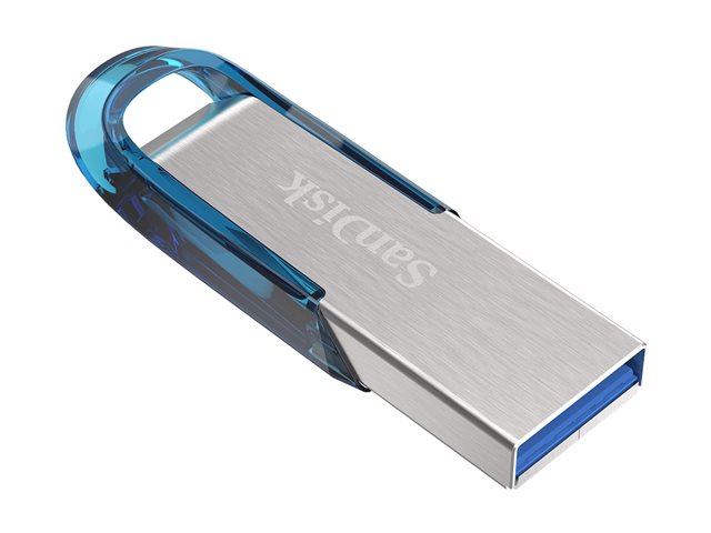 SanDisk Ultra Flair - USB flash drive - 128 GB - USB 3.0 - blue