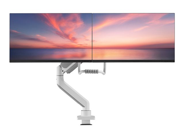 Neomounts NEXT Core Desk Mount 2 screens (Topfix clamp/grommet)