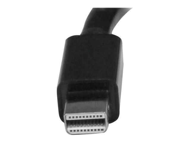 StarTech.com Mini DisplayPort to HDMI and VGA - 2 in 1 Travel Adapter - Mini DisplayPort to VGA Adapter - Mini DP to HDMI Dongle - Monitor Adapter (MDP2HDVGA) - Video converter - DisplayPort - HDMI, VGA - black