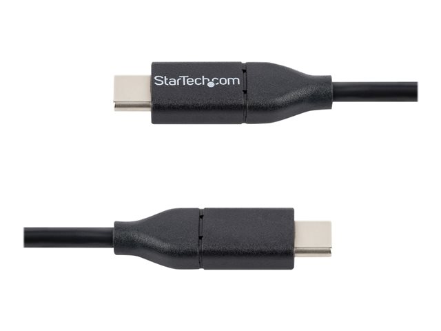 StarTech.com USB C to USB C Cable - 3m / 10 ft - USB Cable Male to Male - USB-C Cable - USB-C Charge Cable - USB Type C Cable - USB 2.0 (USB2CC3M) - USB cable - 24 pin USB-C (M) to 24 pin USB-C (M) - Thunderbolt 3 / USB 2.0 - 3 m - black - for P/N: DKT30CHD
