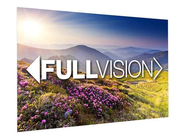 Da-Lite FullVision - Projection screen - wall mountable - 271\" (688 cm) - 16:9 - HD Progressive 1.1 Contrast