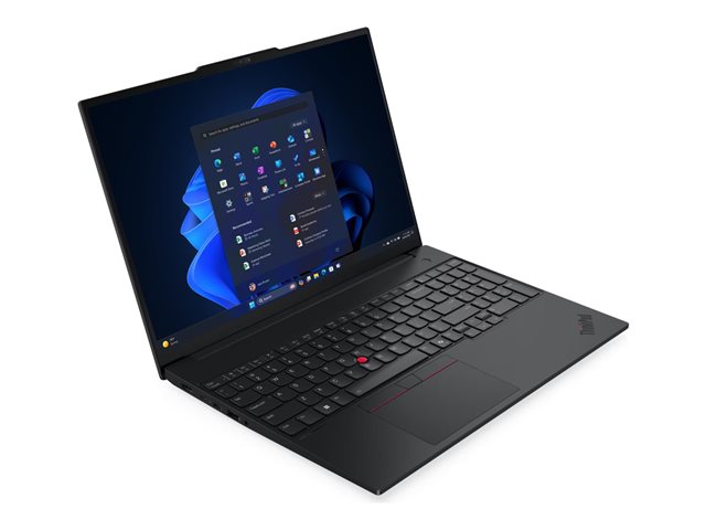 Lenovo ThinkPad E16 Gen 3 22AY - Copilot+ PC - 180-degree hinge design - Intel Core Ultra 5 - 226V / up to 4.5 GHz - Win 11 Pro - Arc Graphics 130V - 16 GB RAM - 512 GB SSD TCG Opal Encryption 2, NVMe - 16\" IPS 1920 x 1200 - Gigabit Ethernet - Wi-Fi 6E, Bluetooth - black - kbd: Belgium - with 2 Years Lenovo Depot Support, CO2 Offset 0.2 ton (3rd Gen)