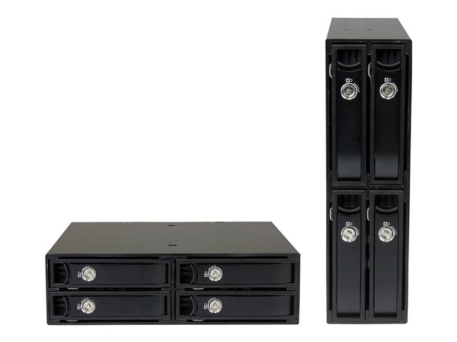 StarTech.com 4-Bay Mobile Rack Backplane for 2.5in SATA/SAS Drives - Hot Swap SSDs/HDDs from 5-15mm - Supports SAS II & SATA III (6 Gbps) - Storage enclosure - 4 bays (SATA-600 / SAS-2) 0 - for P/N: SATBP125VP, SATSASBP125