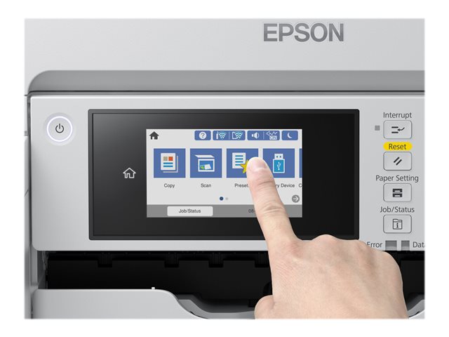 Epson EcoTank Pro ET-M16680 - Multifunction printer - B/W - ink-jet - A3 (media) - up to 25 ppm (printing) - 550 sheets - USB 2.0, LAN, Wi-Fi(ac), USB host