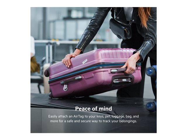 Belkin - Case for airtag - white - for Apple AirTag