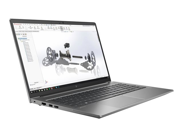 HP ZBook Power G7 Mobile Workstation - Core i5 10300H / 2.5 GHz - Win 10 Pro 64-bit - 8 GB RAM - 256 GB SSD NVMe, TLC - 15.6\" IPS 1920 x 1080 (Full HD) - UHD Graphics - Bluetooth, Wi-Fi 6 - kbd: Belgium