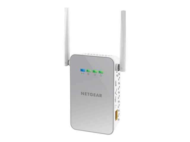NETGEAR Powerline PLW1000 - Powerline adapter kit 1GbE, HomePlug AV (HPAV) 2.0, IEEE 1901 - Dual Band - wall-pluggable - with NETGEAR PowerLINE 1000 Adapter (PL1000)