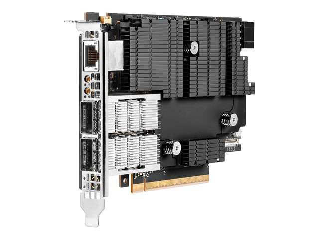 HPE InfiniBand NDR200/Ethernet 200GbE 2-port QSFP112 PCIe5 x16 MCX755106AC-HEAT Adapter