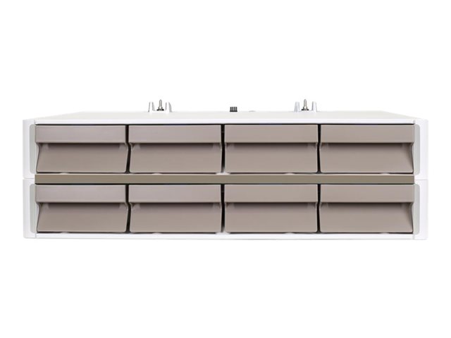 Ergotron CareFit Pro - Cart - Electric Lift - for LCD display / PC equipment - lockable - medical - white, warm grey - screen size: up to 27\" - 320 Wh - lithium iron phosphate - TAA Compliant